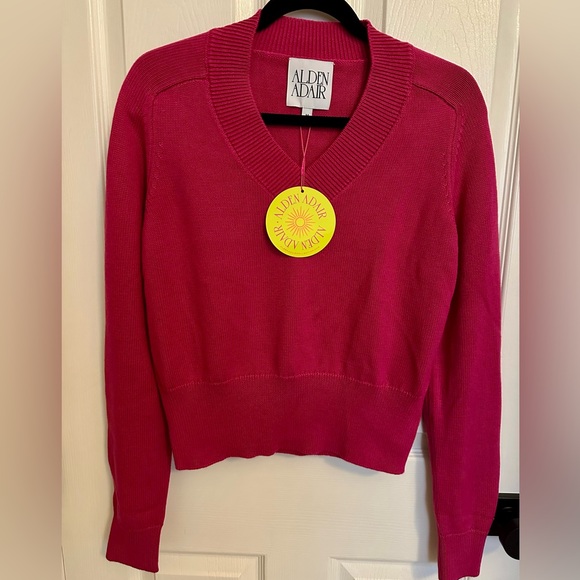 Alden Adair Women’s Pink Aspen Sweater Size M NWT - Picture 3 of 5